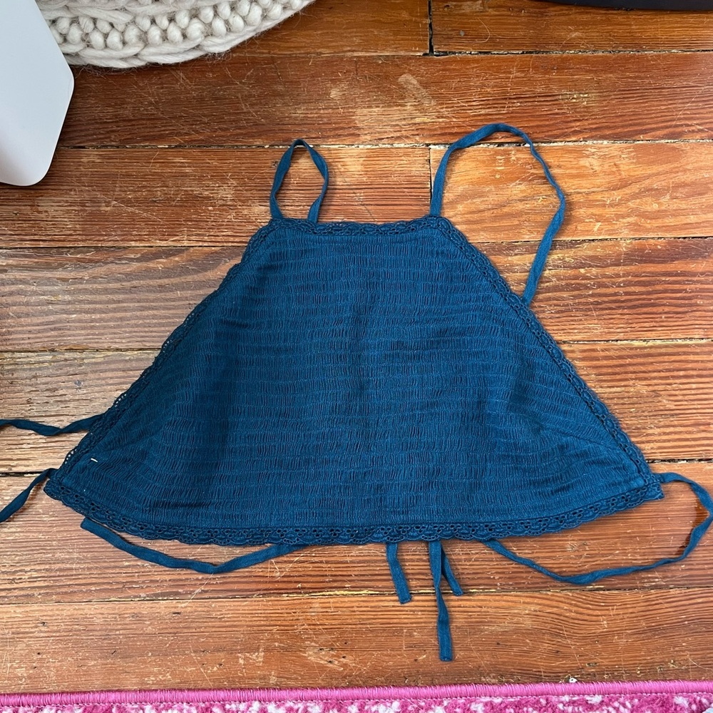 Free people open back top